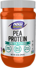 NOW Sports Pea Protein Powder 24 G Protein, Pure, Fast Absorbing, Unflavored