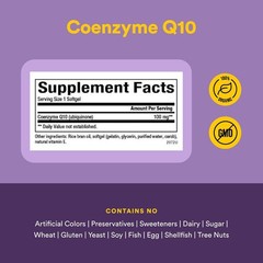 Coenzyme Q10 Softgels for Energy Support & Enhanced Absorption (120ct)