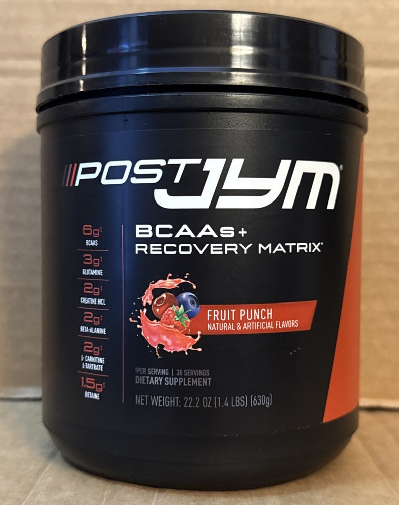 Post JYM High Performance Post Workout Recovery Powder 30Serv 1.7lbs Fruit Punch