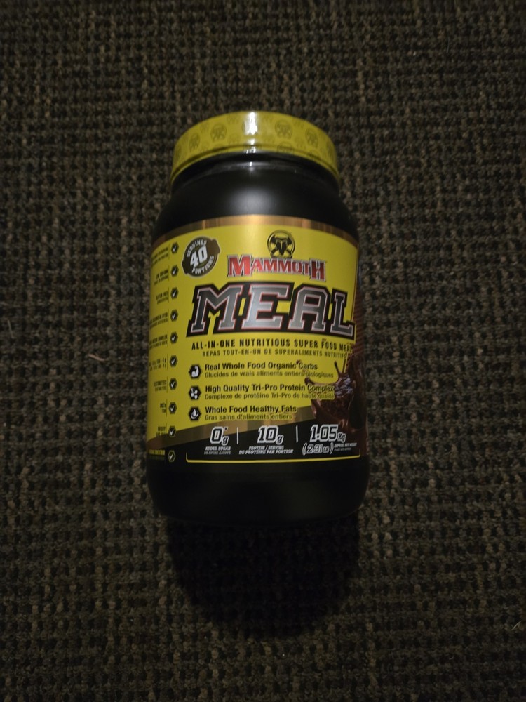 Chocolate Protein Powder 2.25lbs Mammoth Meal Replacement