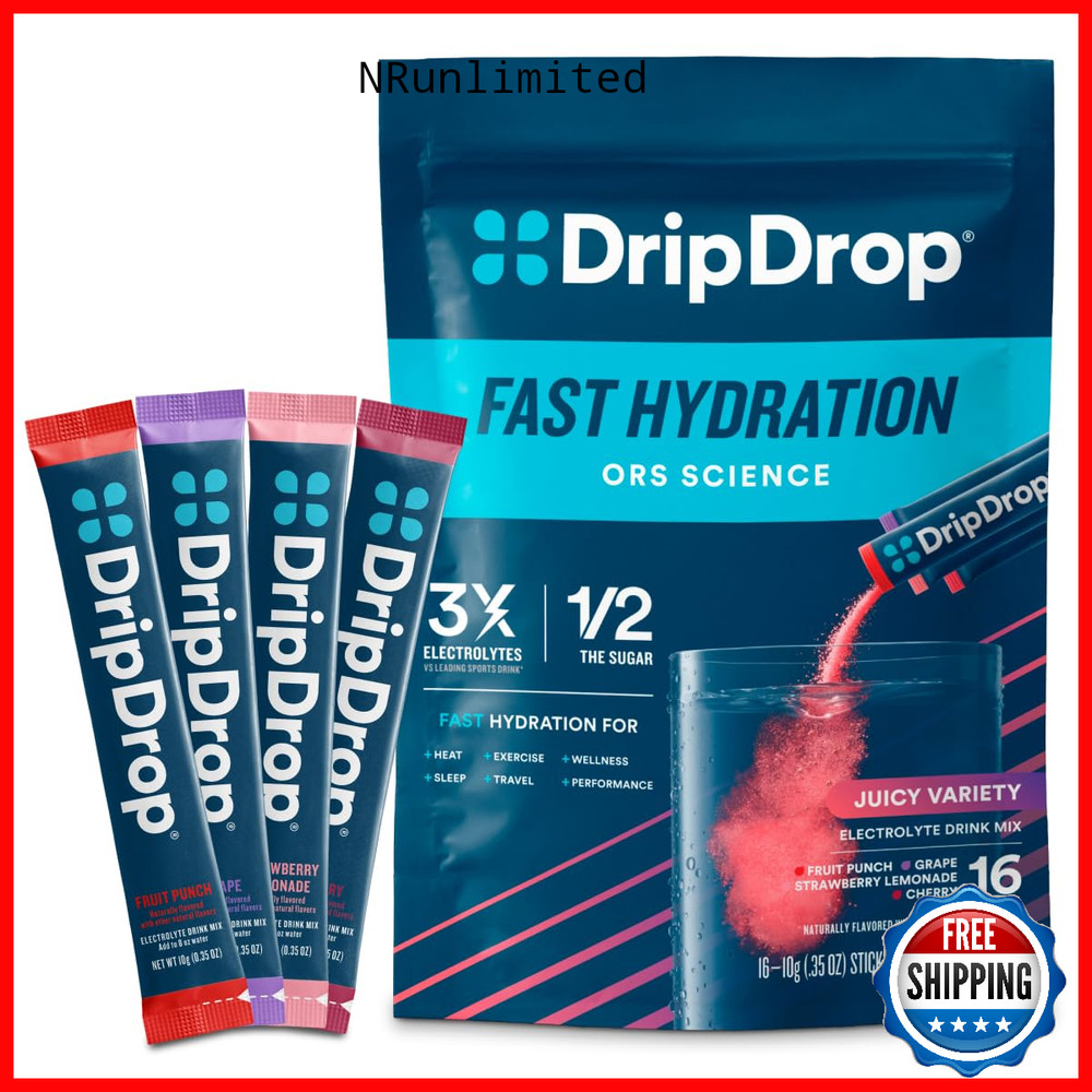 Dripdrop – – Electrolytes Powder Drink Mix –