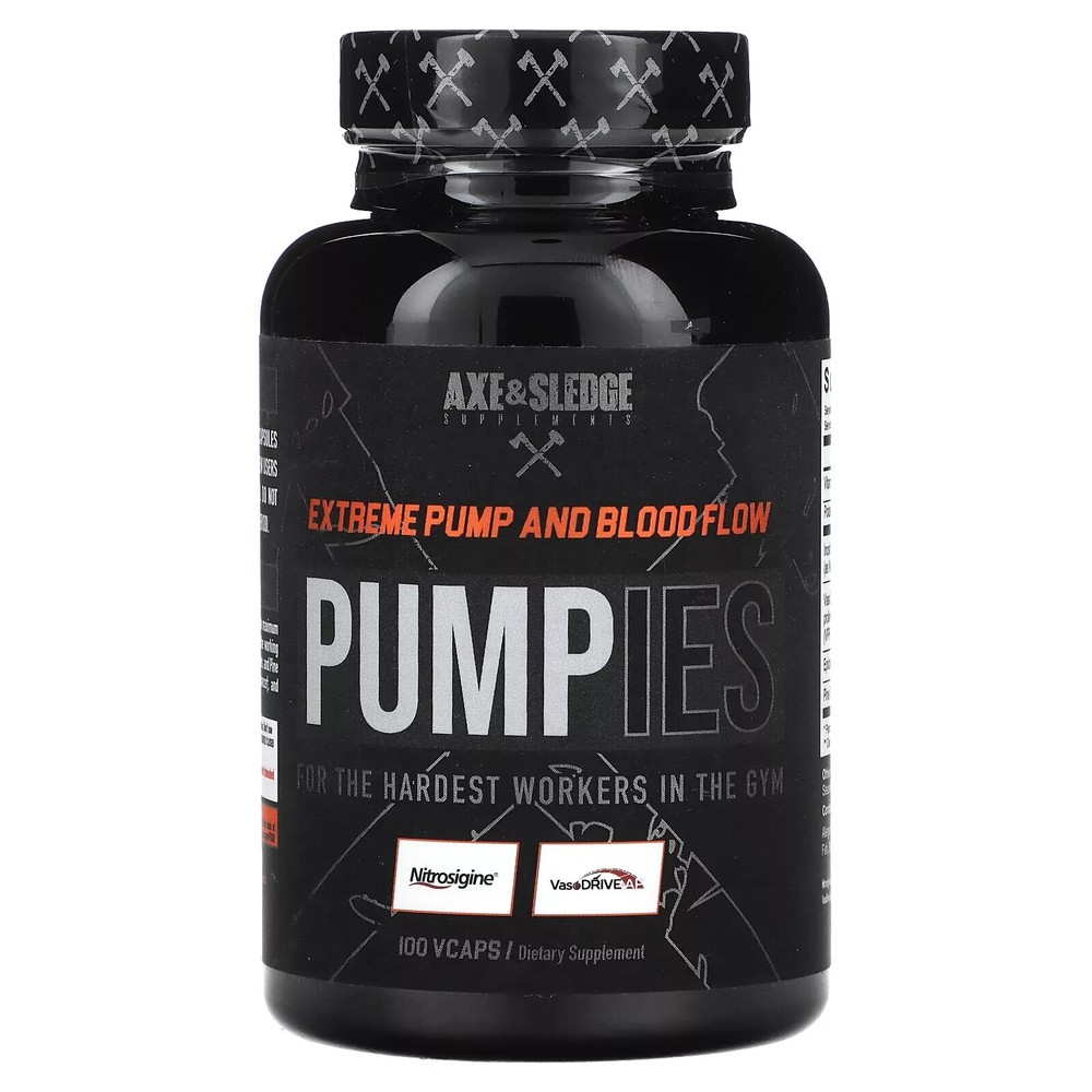 Pumpies, Extreme Pump And Blood Flow, 100 Vcaps