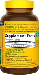 Nature Made Vitamin D3 1000 IU 25 mcg – Strong Bones & Teeth Support Supplement