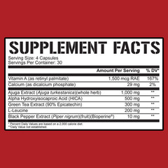 RICH PIANA 5% NUTRITION BIGGER BY THE DAY Muscle Builder with Turkesterone