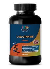 Glutamine Powder – L-GLUTAMINE – Brain Boost – Protein Synthesis – 1B 100Ct