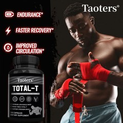 TOTAL-T 30 To120 Capsules – Testosteron Booster for Healthy Muscle