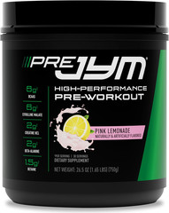 Pre JYM Pink Lemonade Pre Workout Powder for Men & Women, Bcaas, Nootropics, Cre