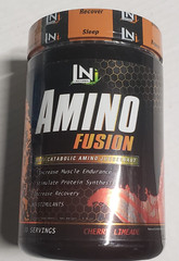 Lecheek Nutrition – AMINO FUSION – Cherry Limeade – 30 Servs – Best By 10/2025