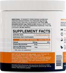 HMB + Creatine Supplement – 3g Daily HMB for Enhanced Strength, Power & Recovery