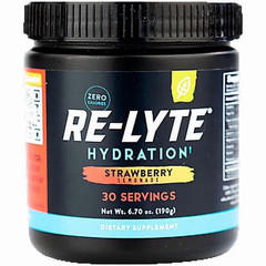 Redmond Re-Lyte Electrolyte Drink Mix Strawberry Lemonade Powder 6.88 oz