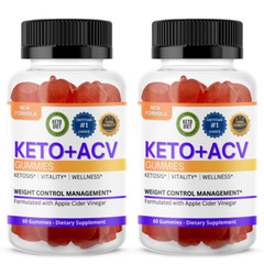 (2 Pack) Keto+ACV Gummies – Keto Apple Cider Vinegar Gummies