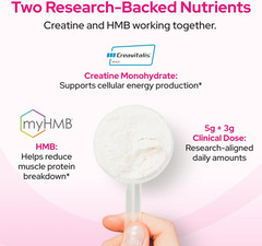 Creatine HMB Powder, 5g Creatine Monohydrate With 3g HMB, Creatvitalis And myHMB