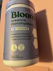 Bloom Nutrition Creatine Monohydrate Powder-unflavored-Micronized Creatine 02/27