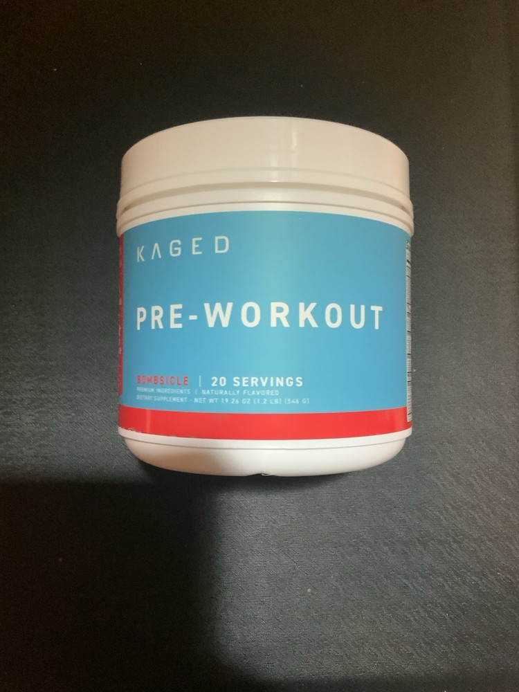 KAGED Pre Workout Powder Bombsicle 20 Servings NEW SEALED 19.26 oz RARE