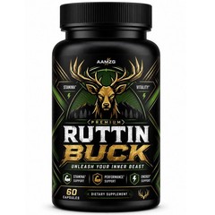 2x Aamzg Ruttin Buck Advanced Male Support Max Supplement Vitamin 120 Capsule