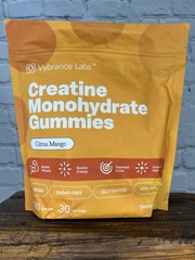 VYBRANCE LABS Creatine Gummies 5g Monohydrate 120 Count Sugar Free