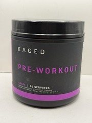 KAGED, Pre-Workout, Grape 1.21 lb (548g) – New!