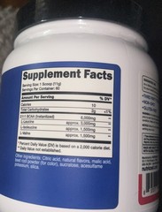 Nutricost BCAA 2:1:1 Powder (Raspberry Lemonade) 60 Servings – 6G Per Serving
