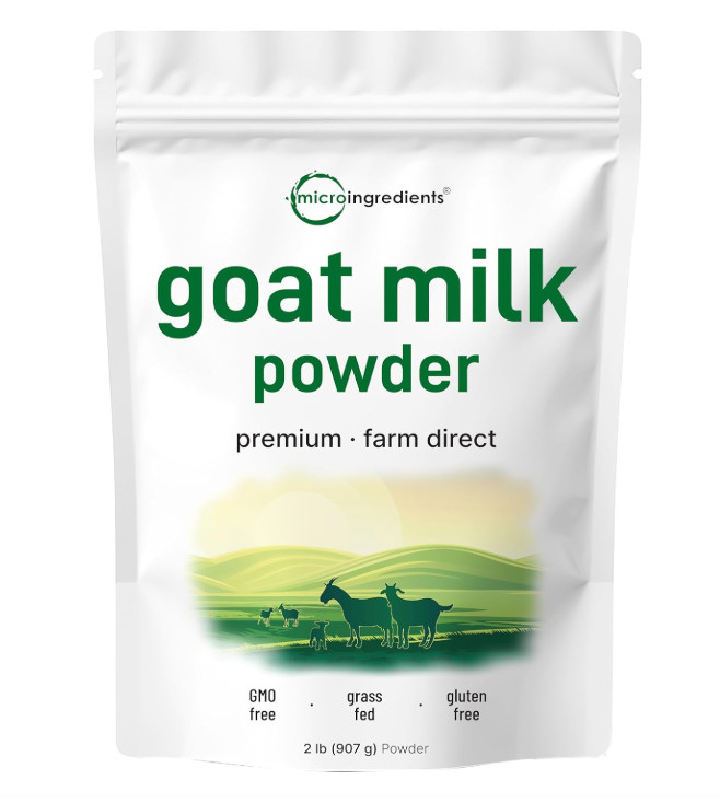 Goat Milk Powder 2Lb | Grass-Fed, Australian, Protein & Calcium Rich, Non-GMO