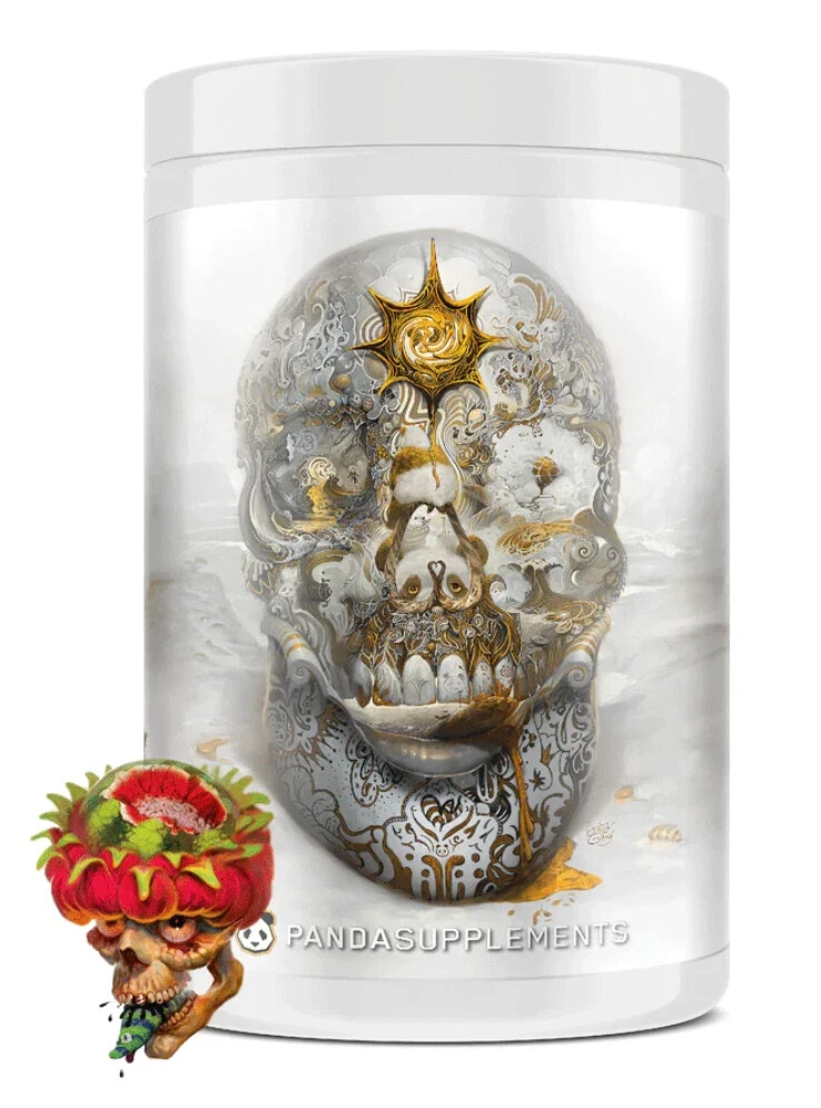 Panda Supps SKULL Pre High Stim Nootropic Pre-Workout Skull Crusher