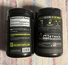 2 NUTRABIO CREATINE MONOHYDRATE Muscle Strength Power 10.6 OZ Exp 05/27