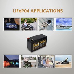 Nermak 2 Pack 12V 10Ah Lithium Ion LiFePO4 Deep Cycle Battery, 2000+ Cycles…