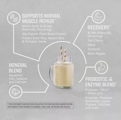 Sunwarrior Vegan Protein Powder USDA Organic Protein Powder Cake Batter flavor