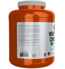 NOW Foods Whey Protein Concentrate Unflavored 5lb 24g Protein BCAAs