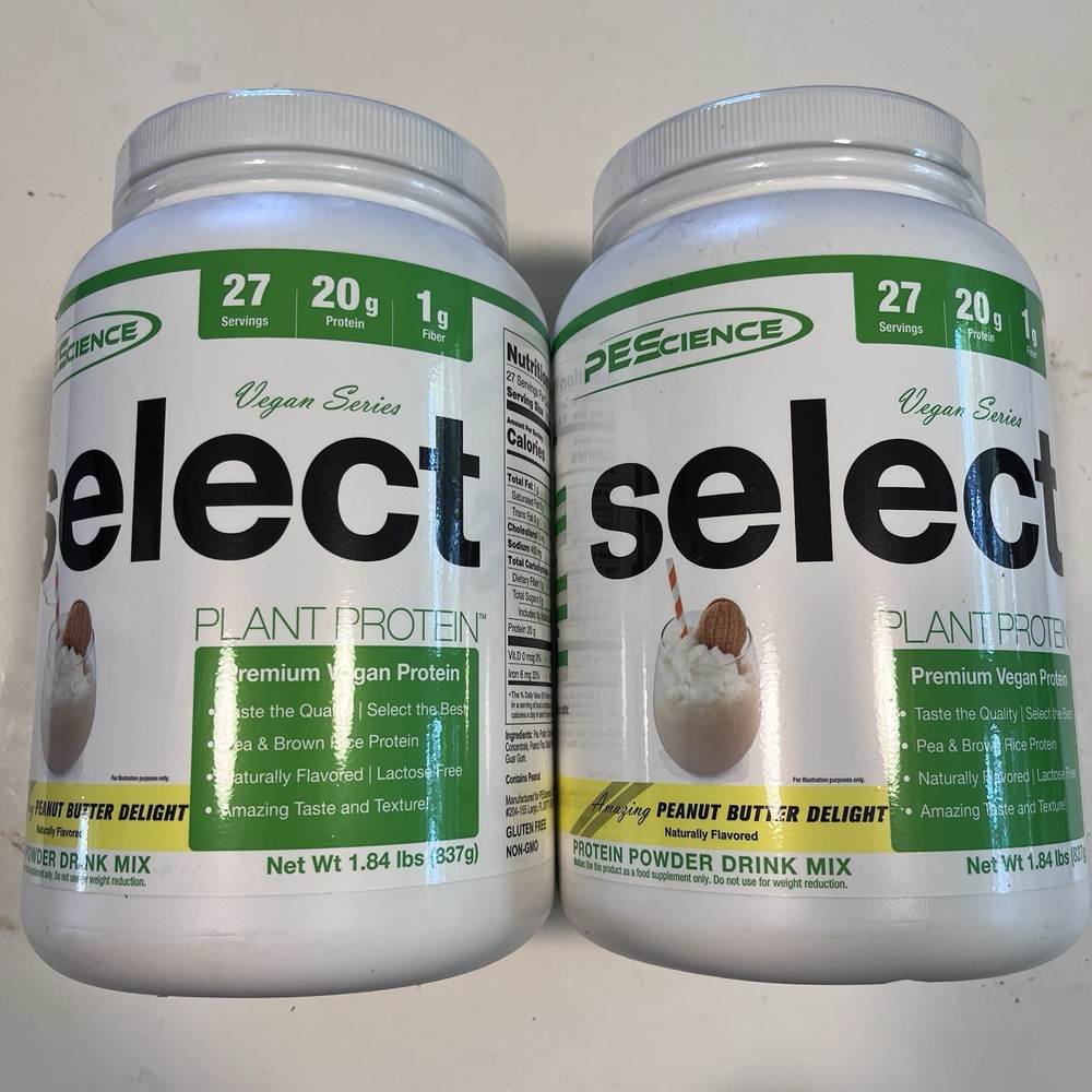 PEScience Select Protein 27 Serving Peanut Butter Delight Sealed Lot Of 2