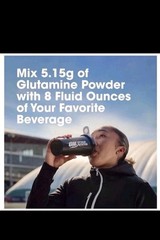 Optimum Nutrition Glutamine Powder Unflavored 10.58 oz 300 g Exp 05 12 2028