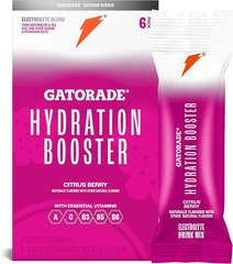 Gatorade Hydration Booster Electrolyte Drink Mix Citrus Berry 2.1 oz, 6 Packets