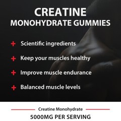 Creatine Monohydrate Gummies – Increase Strength and Build Muscle