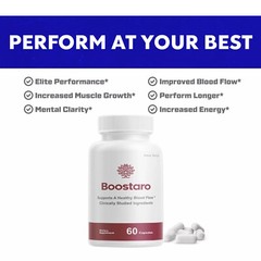 (2 Pack) Male Virility Blood Flow Supplement (60 Capsules)