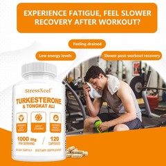 1000mg Supplement 500mg Ajuga Turkestanica Per Serving Increase Stamina Capsules