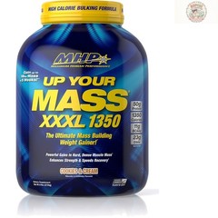 MHP UP Your Mass XXXL 1350 – 50g Protein Muscle Builder, Cookies & Cream 6lb