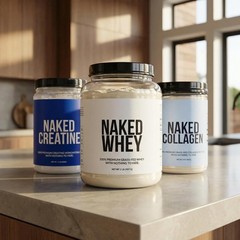 NAKED Pure Micronized Creatine Monohydrate 100 Servings (Pack of 1), Blue