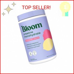 Bloom Nutrition Creatine Monohydrate Powder, 5g Micronized Creatine per Serving,
