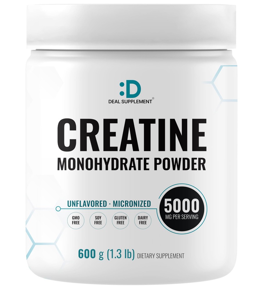 Instant Creatine Monohydrate Powder, 5g Per Serving – 21.2 Ounce (Pack of 1)