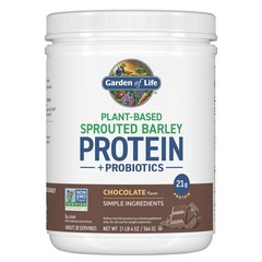 Garden Of Life Plant-Based Sprouted Barley Protein Chocolate 21G Protein 0G