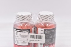 Lot of 2 Happyum Creatine Monohydrate Gummy 500mg 90ct Strawberry Exp:05/27