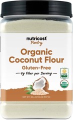 Nutricost Pantry Organic Coconut Flour (2 LB) – Gluten-Free, GMO-Free