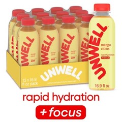 Electrolyte Drink Hydration Focus Mango Citrus Natural Ingredients 12 Pack New