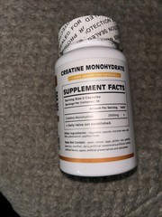 ElevateLife Creatine Monohydrate 2500mg, 90 Capsules -Expires 06/2026