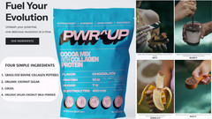 PWR^UP GRASS-FED COLLAGEN PEPET1DES CHOCOLATE READY-TO-EAT 16.23 OZ 20 SERVINGS