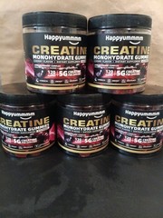 5X Happyummmm Creatine Monohydrate Gummies Cherry Flavor
