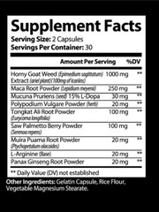 MALE ENHANCING PILLS FOR MEN, LIBIDO, PERFORMANCE, STAMINA SUPPORT 60-12/11/25