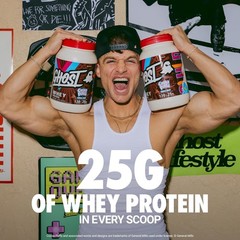 GHOST Whey Protein Powder, Cocoa Puffs Cereal Milk – 2LB, 25G of Protein