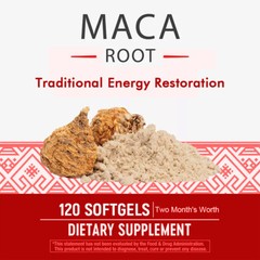 Maca Root Extra Strength 4000mg Per Serving (Lepidium Meyenii), Energy, Stamina