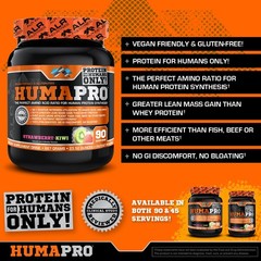 Vegan Protein Supplement Powder 1.47 Lbs for Lean Muscle Growth and Recovery