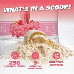 EHP Labs OxyWhey Whey Protein Isolate – 25g High Protein, Low Carb, Sugar Fre…